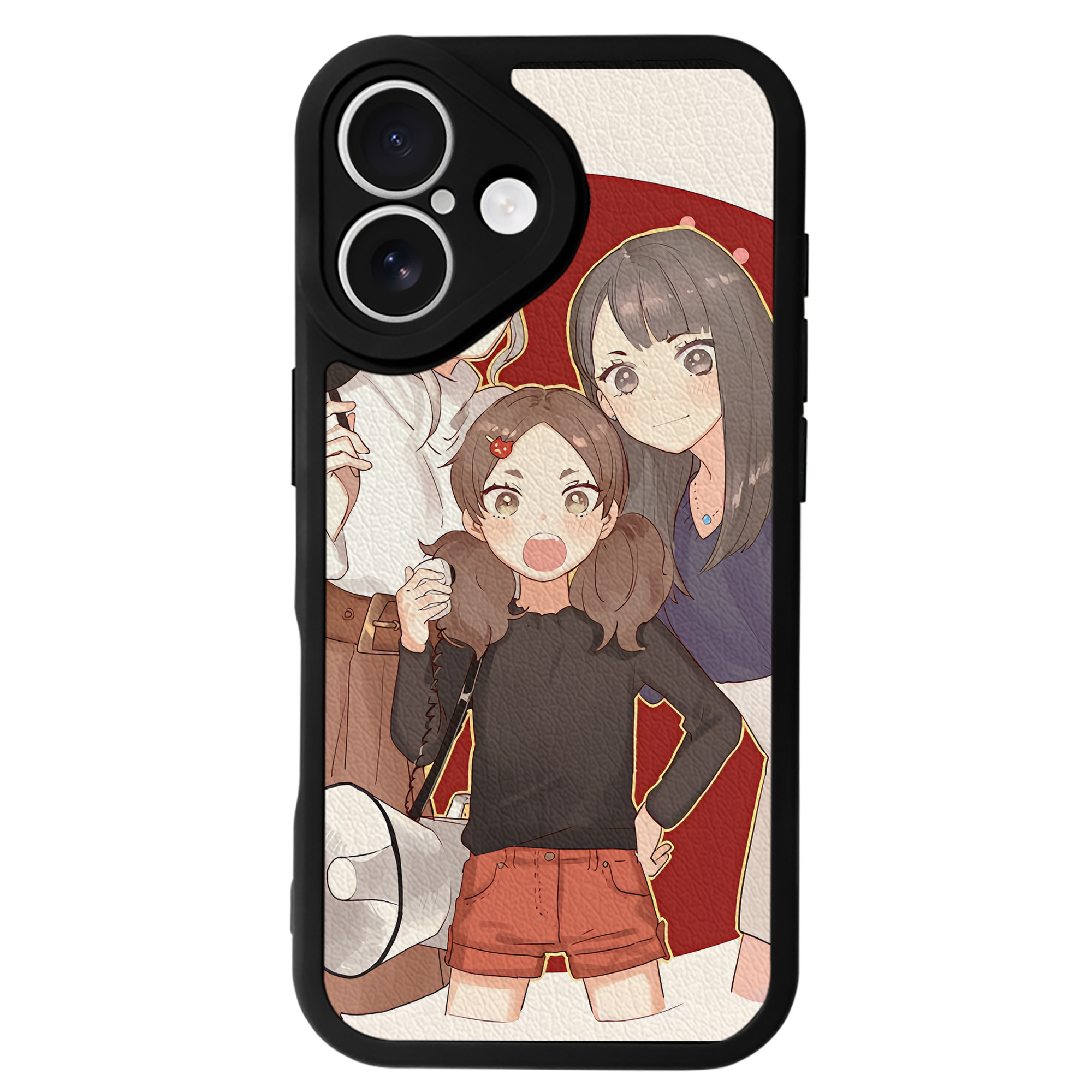 （画像用） ハイキュー!! Haikyu!! 【iPhone 16シリーズ対応】シリコンスマホケース（レザー調） 材質：シリコン